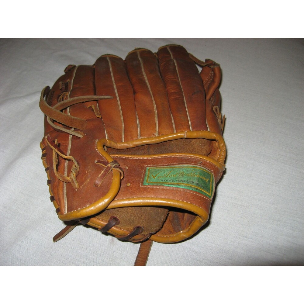 Vintage Ted Williams Model 16169 Softball Glove Mitt  12.5" RHT SEE DESCRIPTION